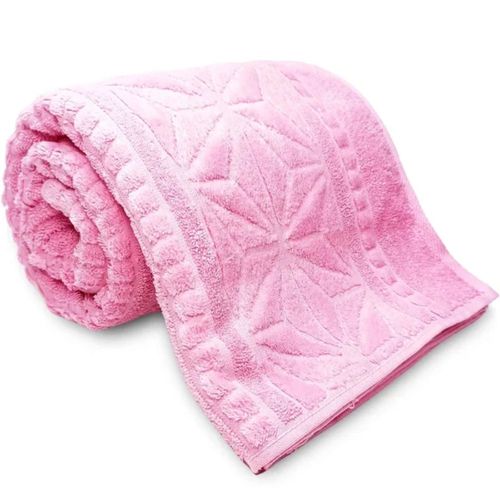 Toalha Banhao Conft Jac 90x150 Rosa u