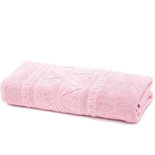 Toalha Banho Conf Jac 70x140 Rosa u