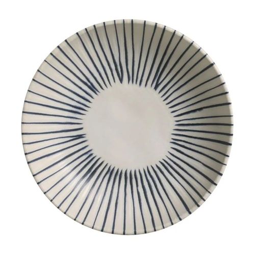 Prato Fundo Bio Elemento Branco/azul u