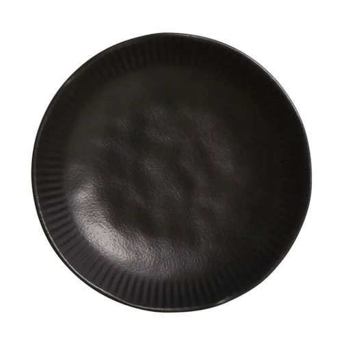 Prato Fundo Linhas Matte 22cm Preto u