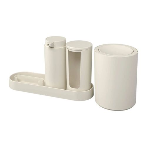 Kit Banho Serene 4pcs Light Gray u