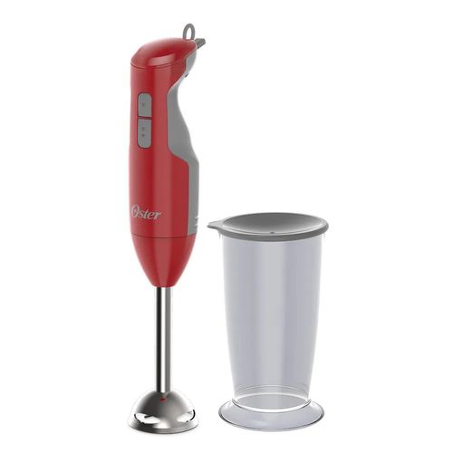 Mixer Versátil Vermelho Função Turbo Haste Em Aço Inox 127v Oster